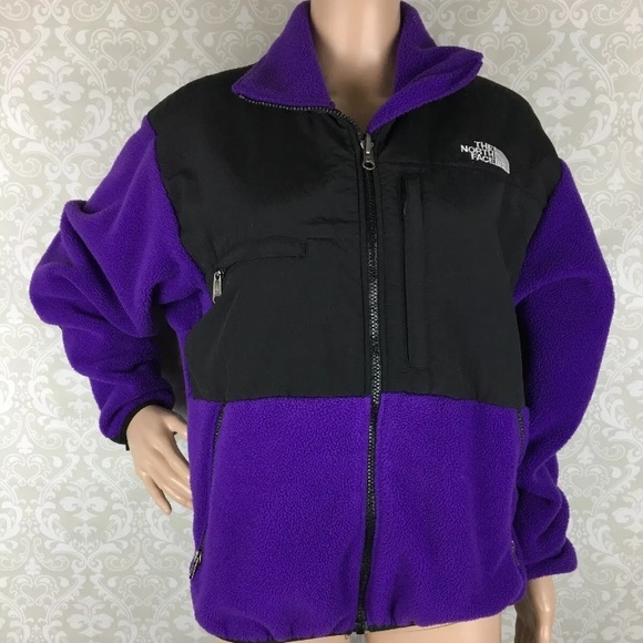 the north face denali fleece in purple